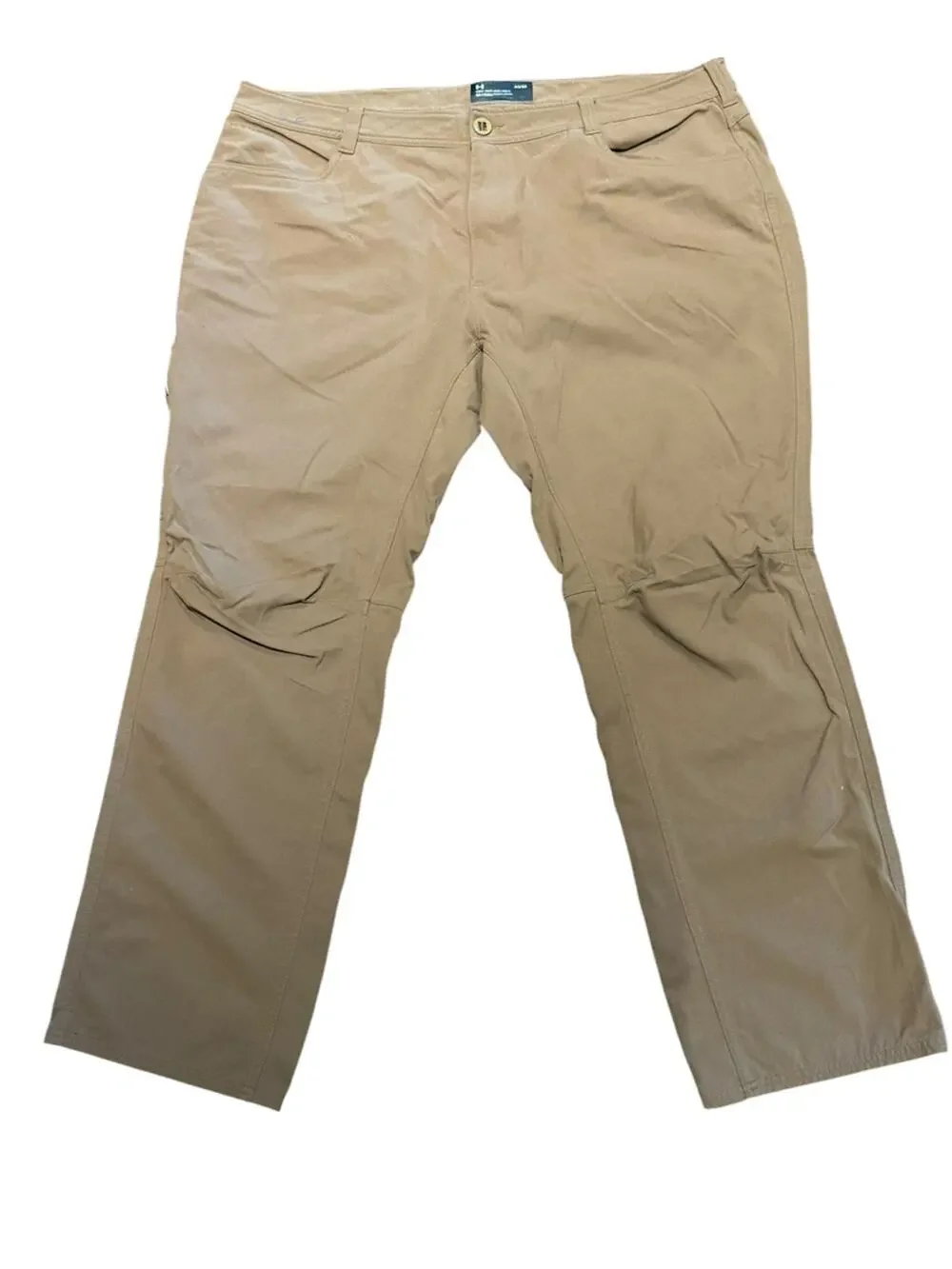 Under Armour Men's 44 x 32 Tan Chino-Style Performance Pants